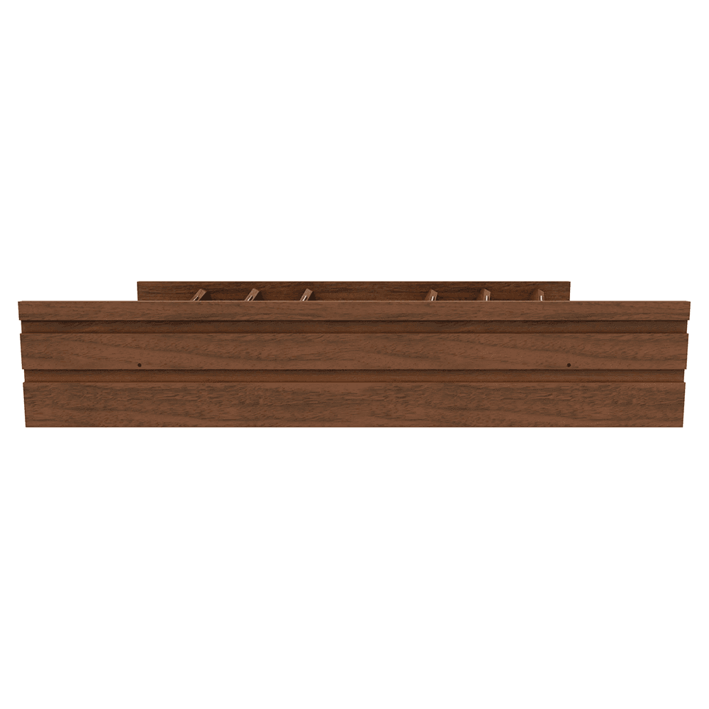 36" 4WDIVCC Deep Drawer Divider Insert, Dark Brown Alt 6 - Image