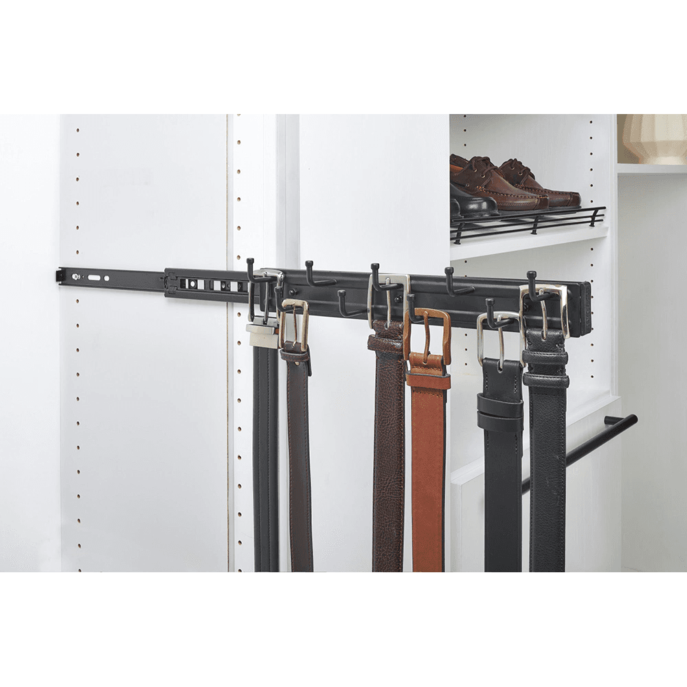 14" BRC Side Mount Belt Rack, Matte Black Alt 2 - Image