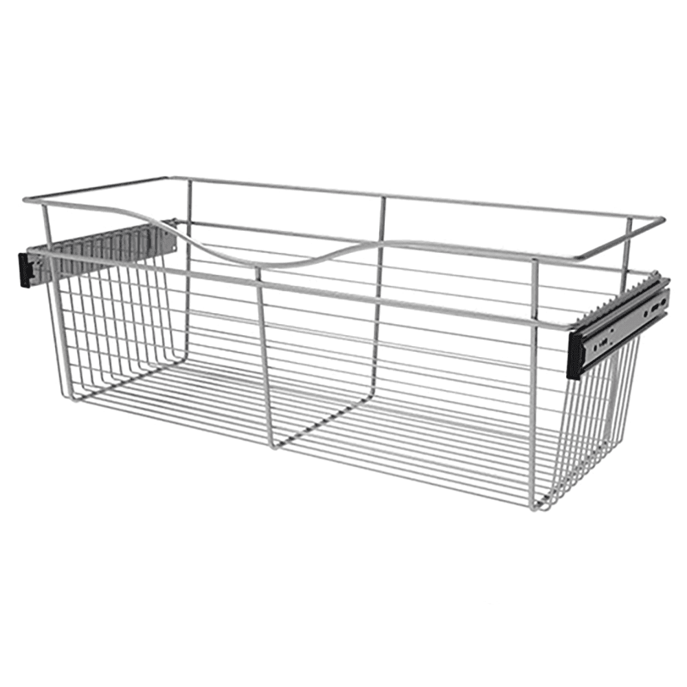 Rev-A-Shelf 11x12x30 Wire Basket - Patent-Pending Design, Easy Installation, Chrome Finish