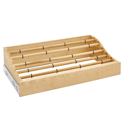 Rev-A-Shelf 24" Pant Rack, Semi-Gloss Finish - Closet Organizer