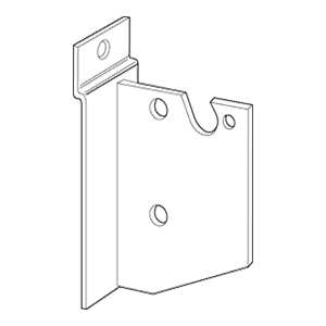 Slatwall Hanger, Chrome Finish Main - Image