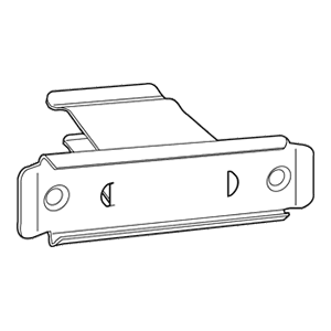 2-7/8" x 7/8" RV600 Ticket Holder, Zinc Main - Image