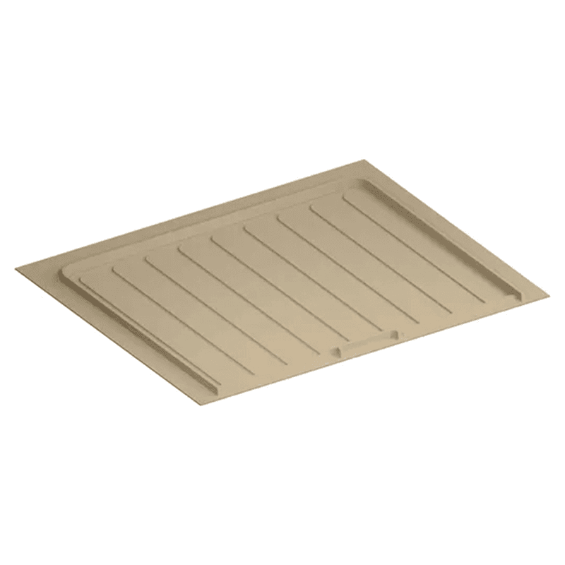 27"-30" Thermoplastic Sink Base Drip Tray, Almond Main - Image