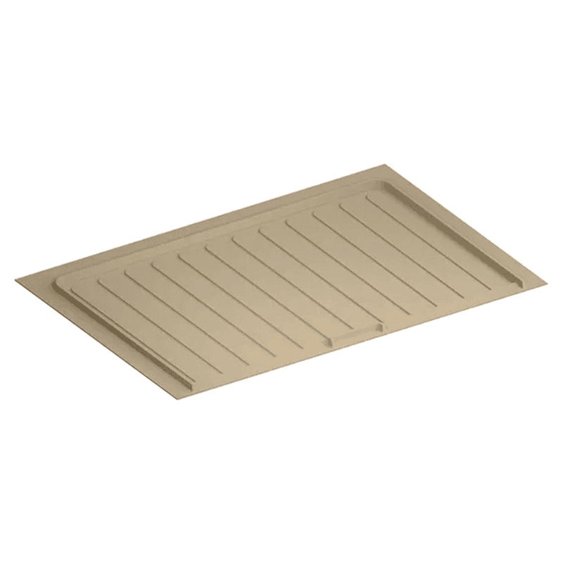 33"-36" Thermoplastic Sink Base Drip Tray, Almond Main - Image