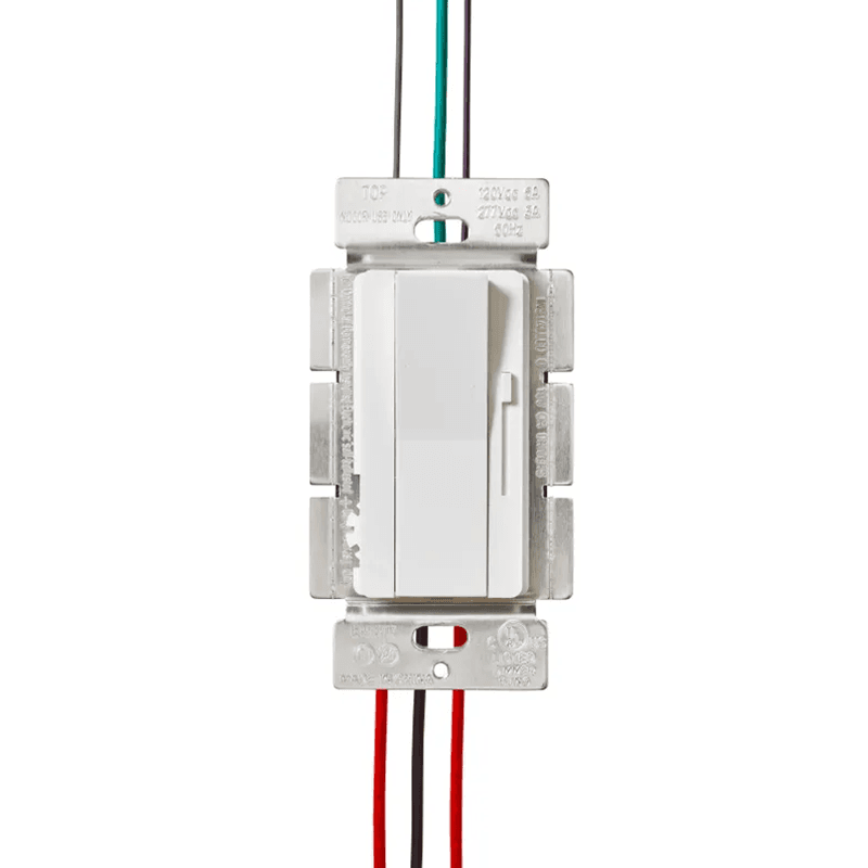 0-10V Deco Wall Dimmer, 1-27/32" White Alt 2 - Image