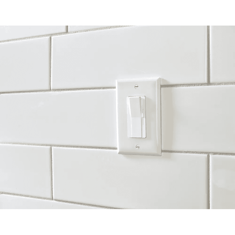 0-10V Deco Wall Dimmer, 1-27/32" White Alt 4 - Image