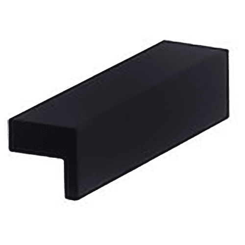 7-1/2" 33756 Series Cabinet Finger Pull, Matte Black Main - Image