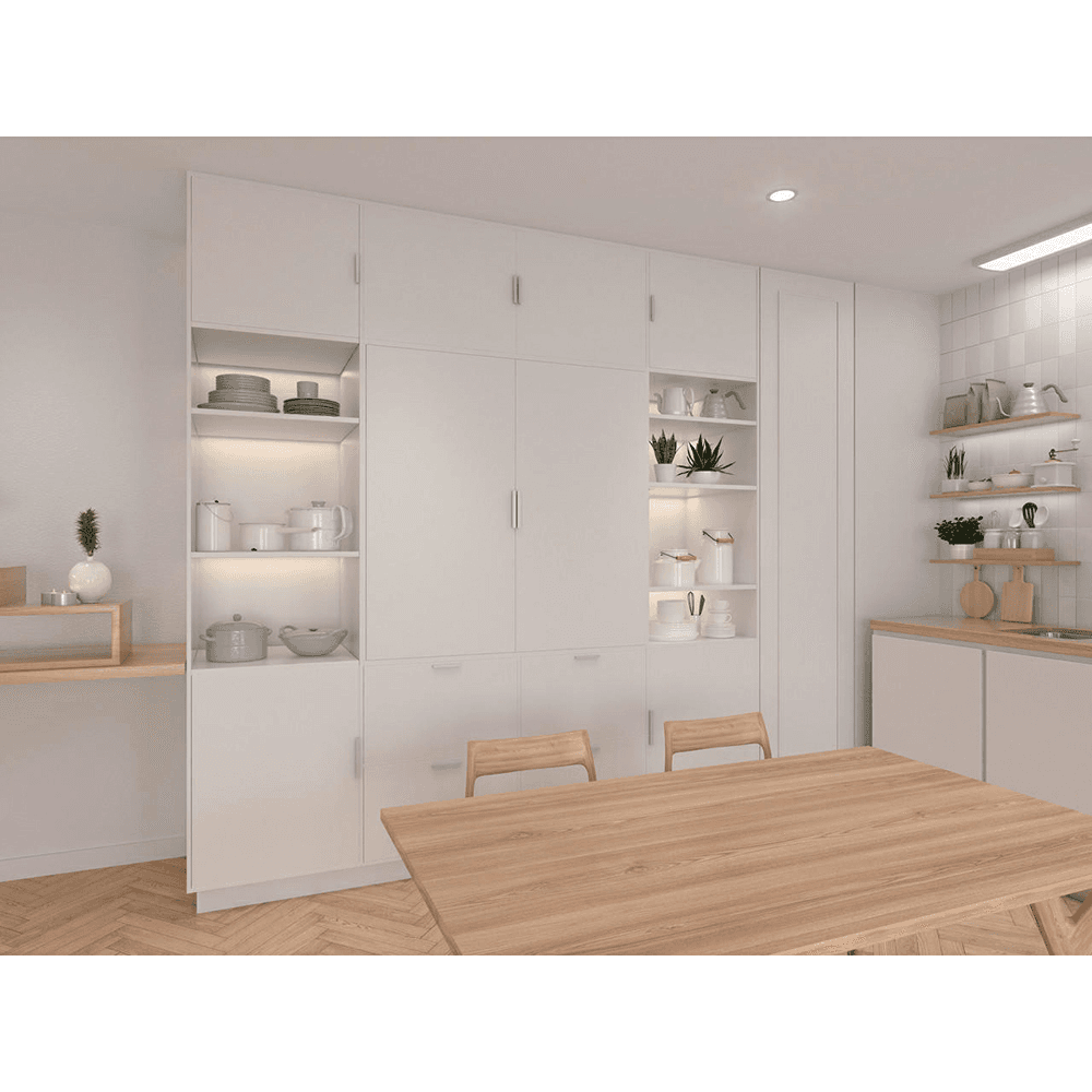 22" ST15-D360L-Type Inset/Soft Closing Pocket Door System, Use 4 Slides Alt 1 - Image