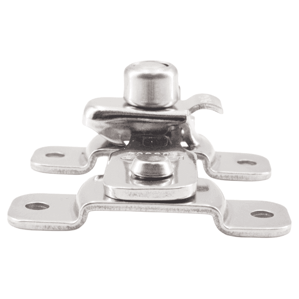 1-3/4" Spring Loaded Bar Latch, Polished Stainless Steel Alt 2 - Image