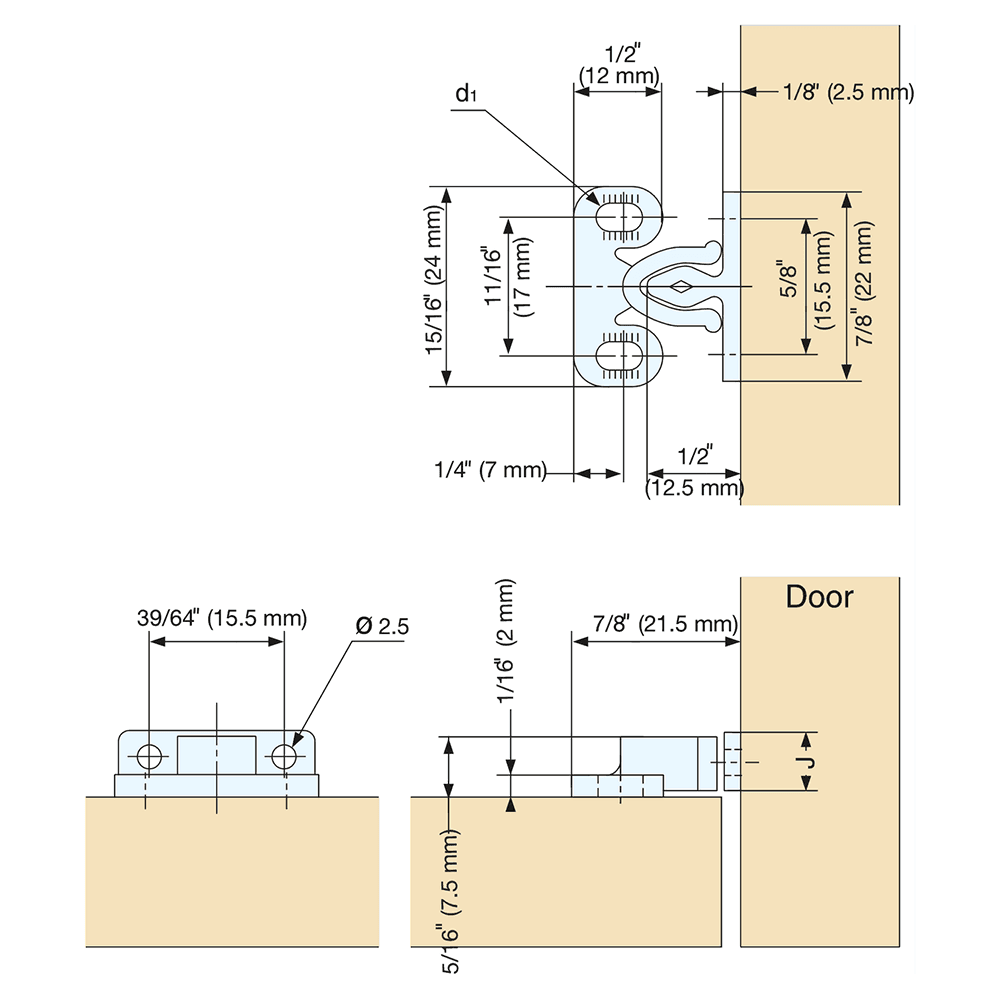 Duracon Catch, Natural White Alt 1 - Image