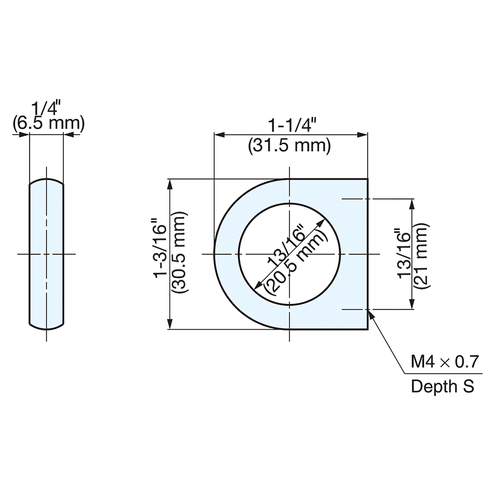1/4" Ring Pull, Mirror Alt 3 - Image