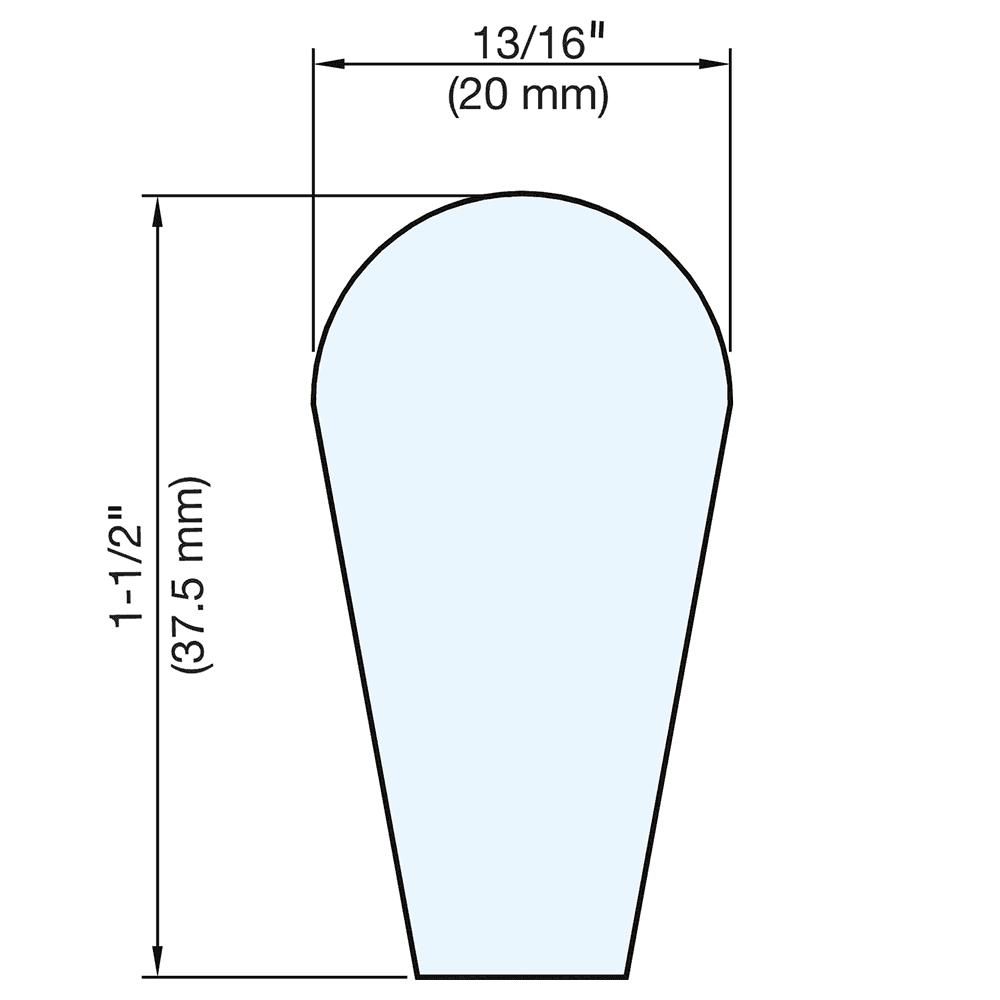 37.5mm SUS Knob, Satin Alt 7 - Image
