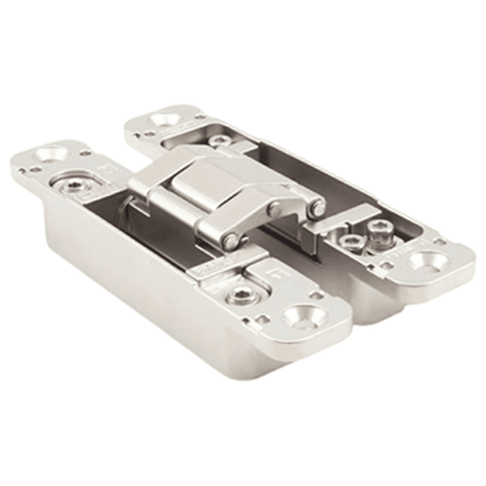HES3D-120 3-Way Adjustable Concealed Hinge, Dull Nickel Alt 10 - Image