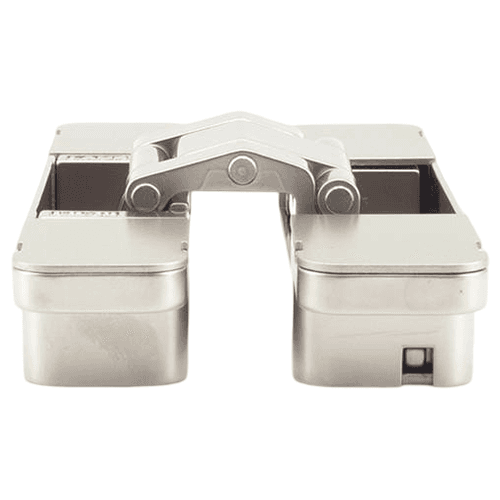 HES3D-120 3-Way Adjustable Concealed Hinge, Dull Nickel Alt 3 - Image