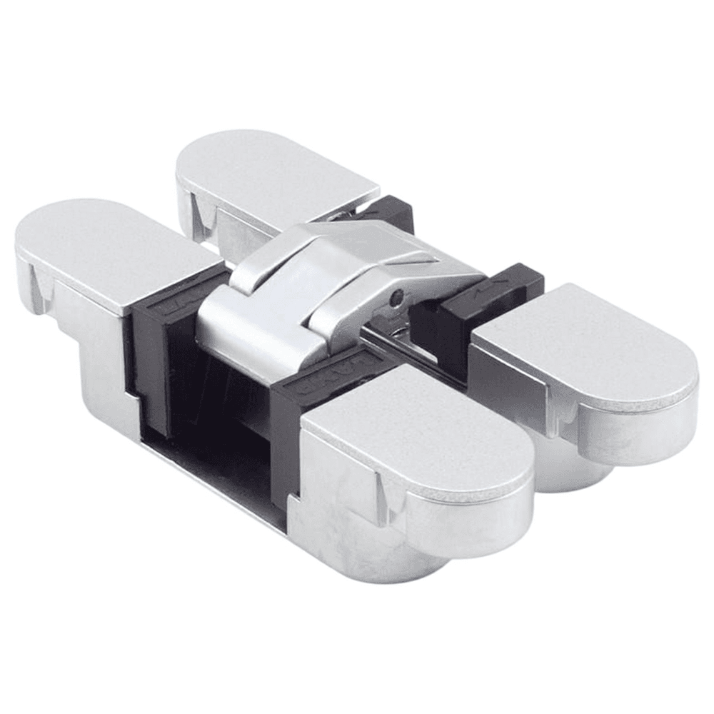 HES3D-70 3-Way Adjustable Concealed Hinge, Dull Chrome Alt 1 - Image