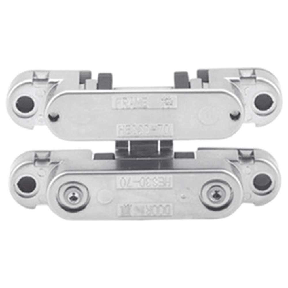 HES3D-70 3-Way Adjustable Concealed Hinge, Dull Chrome Alt 4 - Image
