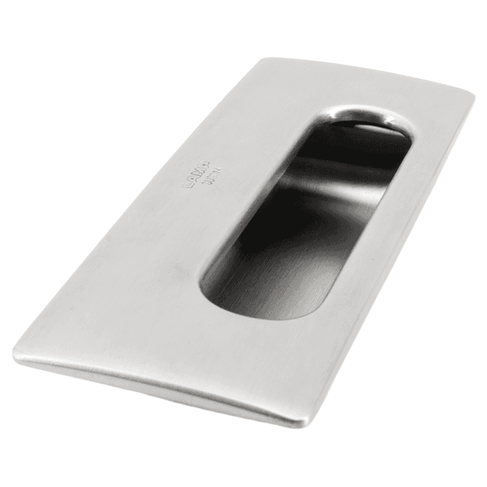 6-5/16" Cabinet Recessed Flush Pull, Satin Alt 1 - Image