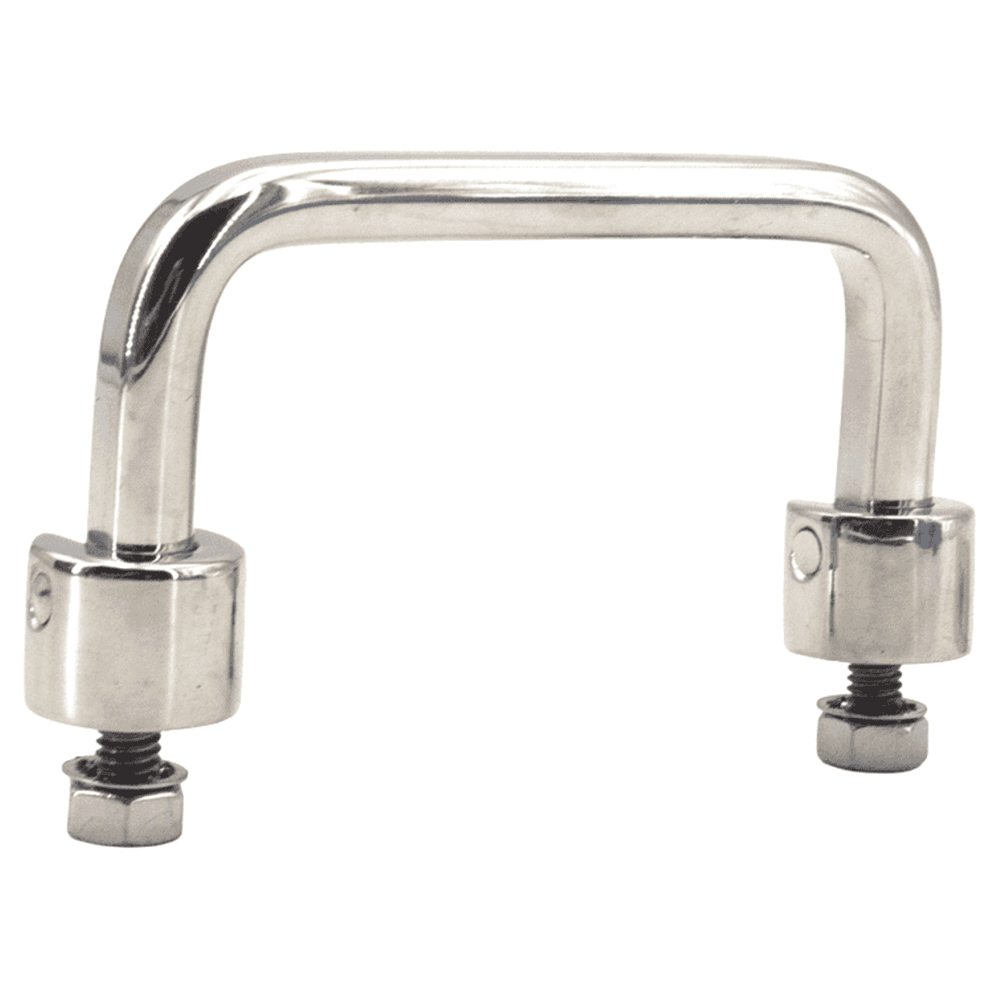 3-1/8" Folding Cabinet Handle Pull, Mirror Alt 2 - Image