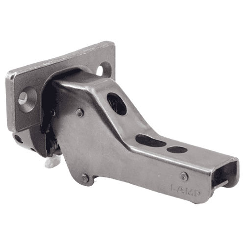 93° Opening Standard Euro Hinge, Self Closing, Black Nickel, Inset Alt 5 - Image