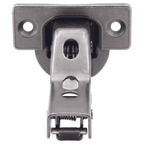 93° Opening Standard Euro Hinge, Self Closing, Black Nickel, Inset Alt 6 - Image