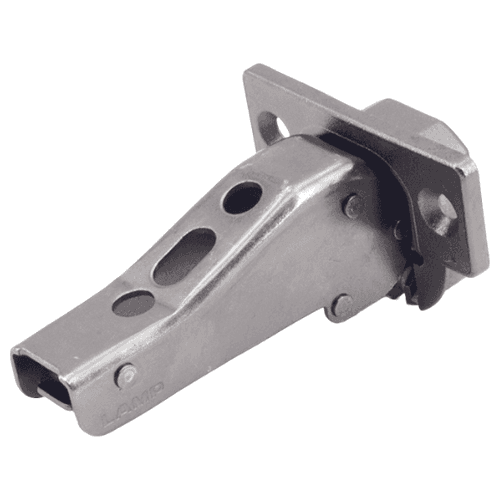 93° Opening Standard Euro Hinge, Self Closing, 5/8" Overlay, Black Nicke, Screw-On Alt 3 - Image