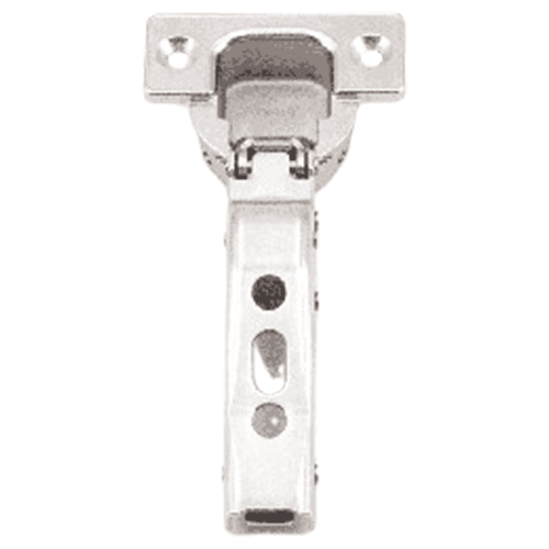 93° Opening Standard Euro Hinge, Self Closing, 5/8" Overlay, Nickel, Screw-On Alt 5 - Image