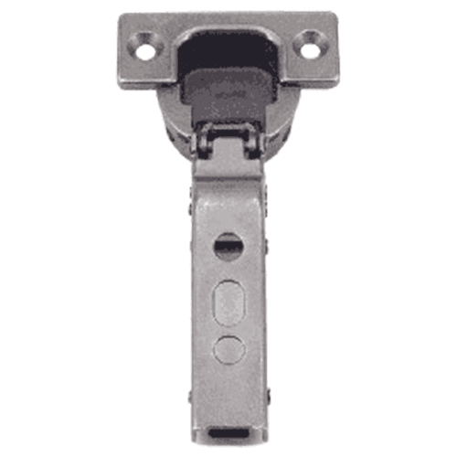 93° Opening Standard Euro Hinge, Self Closing, 1" Overlay, Black Nickel Alt 5 - Image