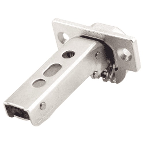 93° Opening Standard Euro Hinge, Self Closing, 1" Overlay, Nickel Alt 2 - Image