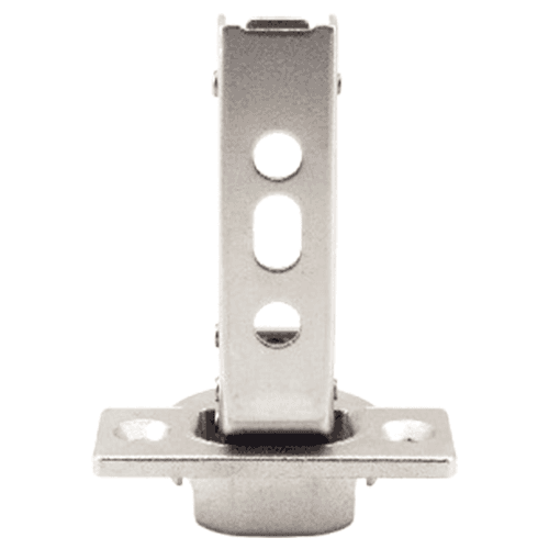 93° Opening Standard Euro Hinge, Self Closing, 1" Overlay, Nickel Alt 8 - Image