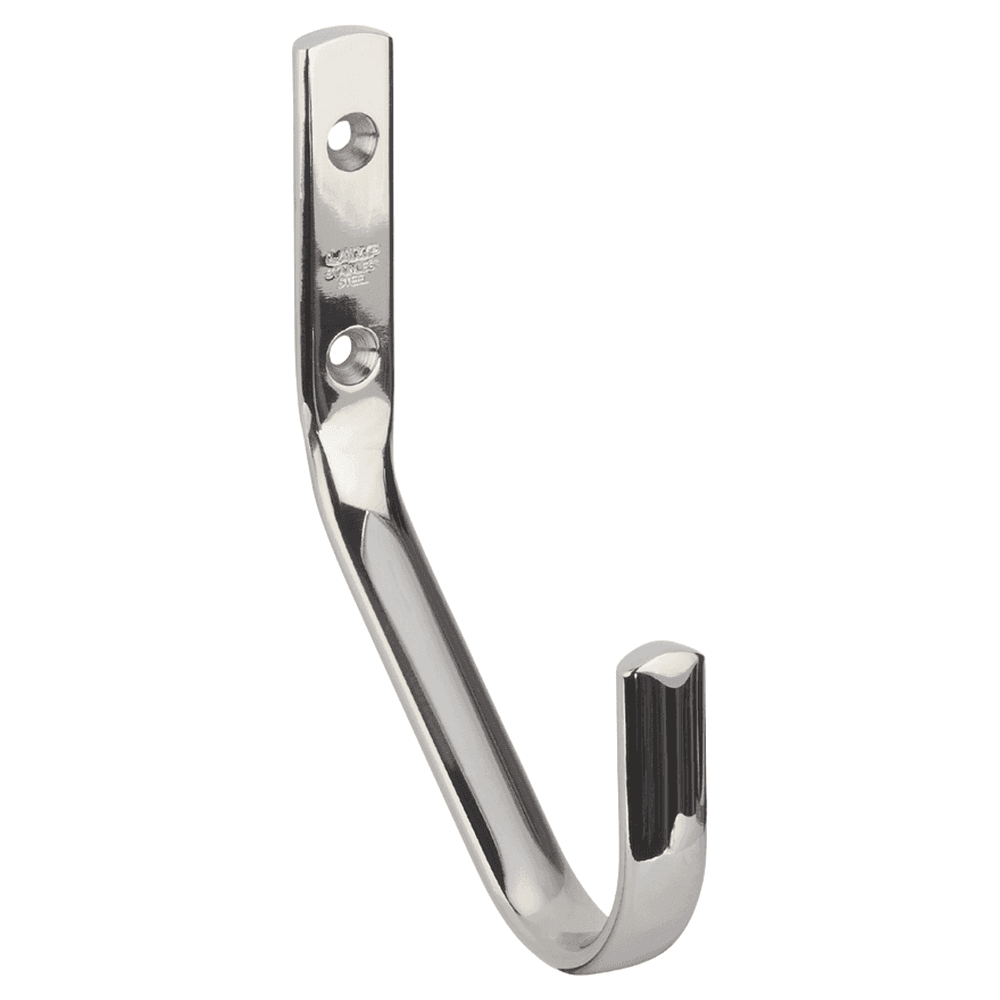 115mm Stainless Steel Hook, Mirror Alt 5 - Image