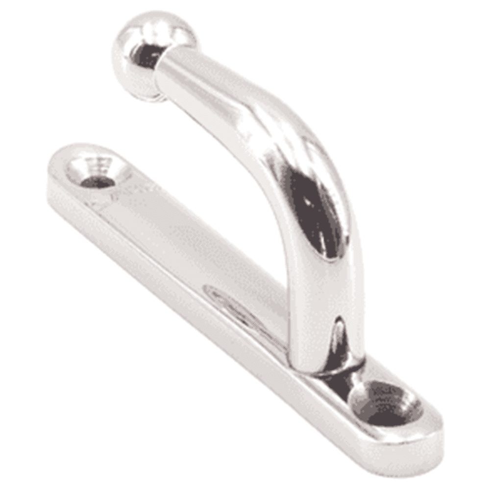 70mm Stainless Steel Hook, Polished Alt 1 - Image