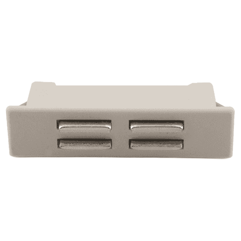 Snap-In Magnetic Catch, White Alt 1 - Image