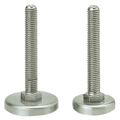 50mm Stainless Steel Leg Leveler, Satin Alt 4 - Image