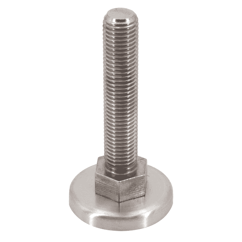 50mm Stainless Steel Leg Leveler, Satin Main - Image