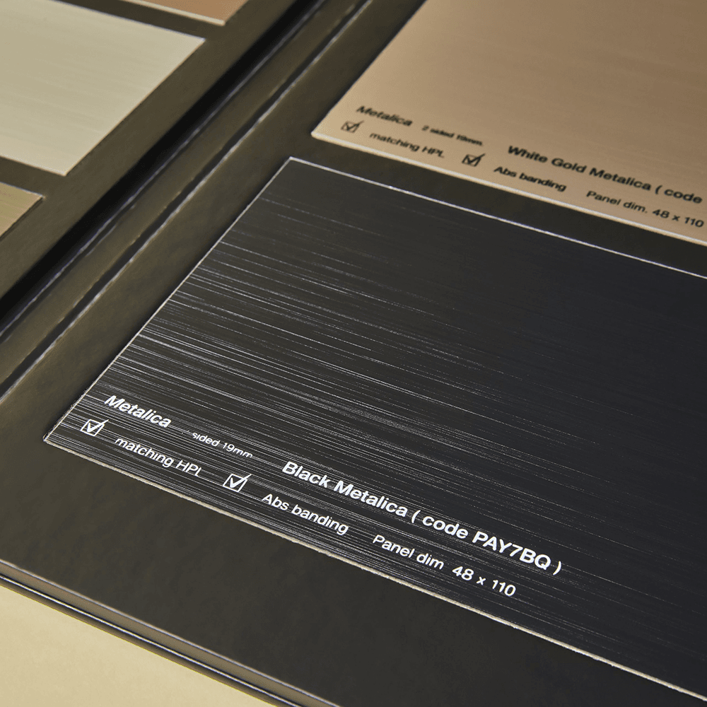 Metalica Binder 5 Colors Sample Kit for PET Brushed Metal Alt 4 - Image