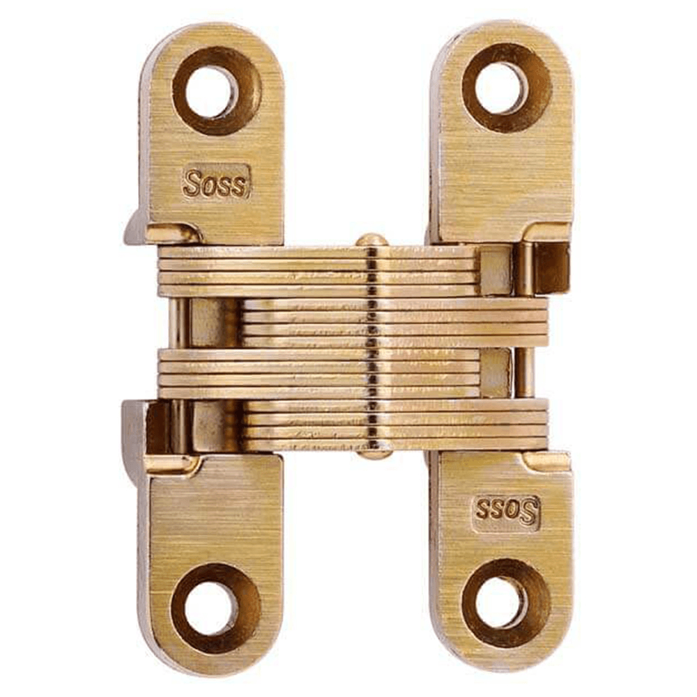 205 Invisible 180° Opening Hinge, Satin Brass Main - Image