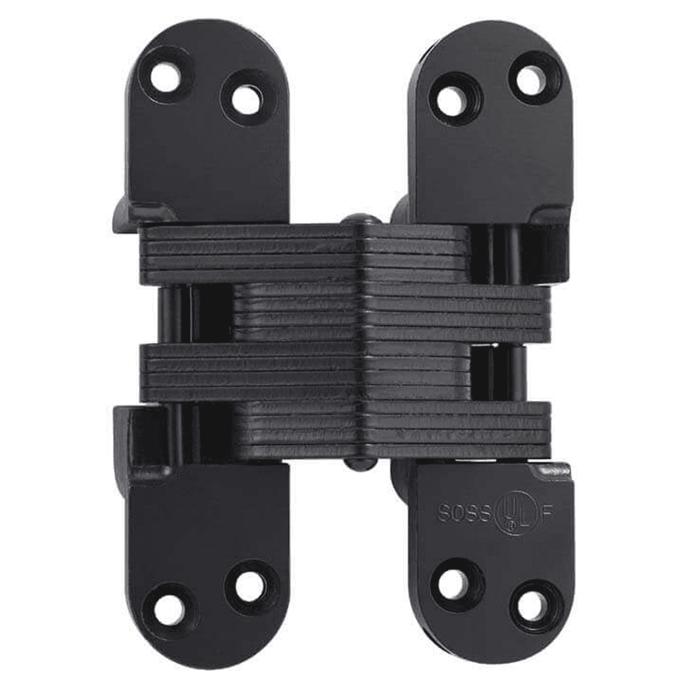 2" 220AS Alloy Steel Invisible Closing Hinge, Black Main - Image