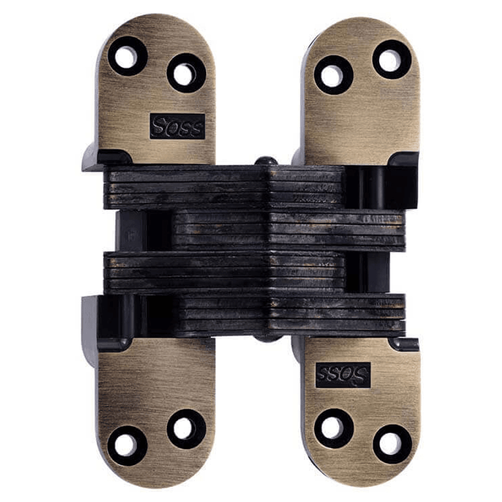 220 Invisible Hinge, Antique Brass Main - Image