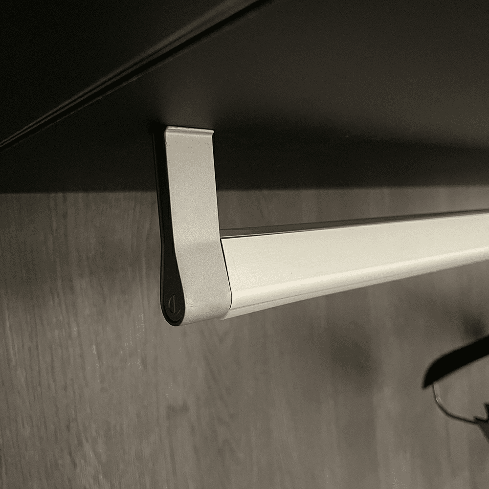 End Caps for Clothing Bar, Black Main - Image