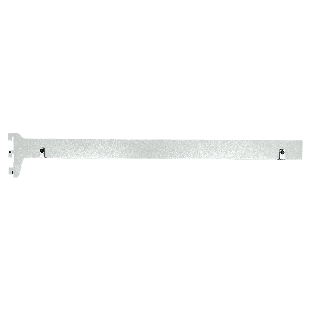 553mm x 19mm Left Hand Hang Rod Shelf Bracket, Gray Main - Image