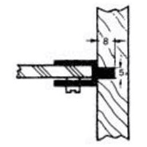 Securely Hold Glass Shelves with Selby Furniture Hardware Mfg.'s Locking Clip