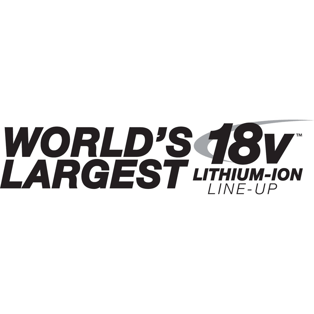 Worlds Largest 18V Lithium-Ion Line-up Logo