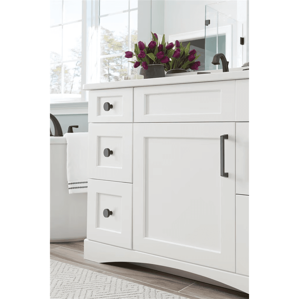 1-5/16" BlackRock Cabinet Knob, Black Bronze Alt 3 - Image