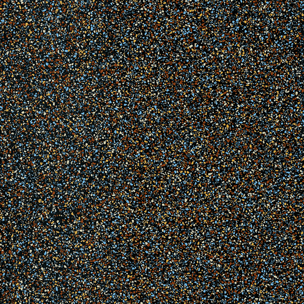 Solid Surface Sheet Color 621 Nero Terrazzo Matrix, 0.48" Thick 30" x 144"