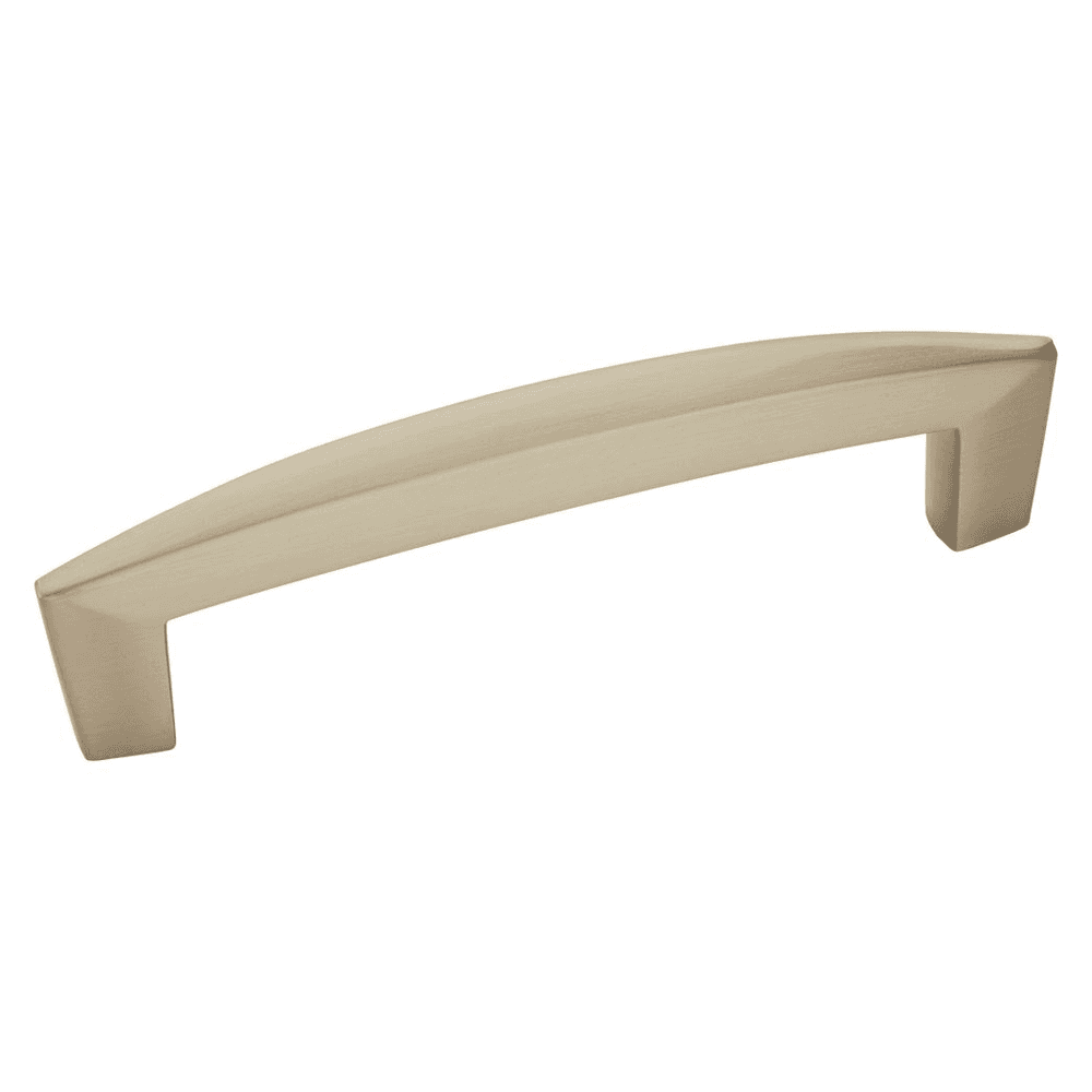 96mm Creased Bow™ Bar Pull, Satin Nickel