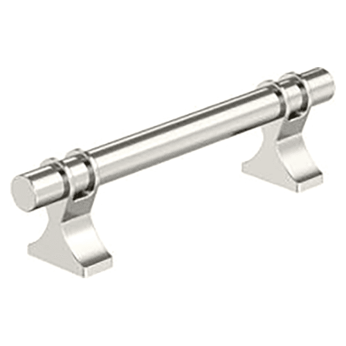 3-3/4" Davenport Cabinet Pull, Polished Nickel