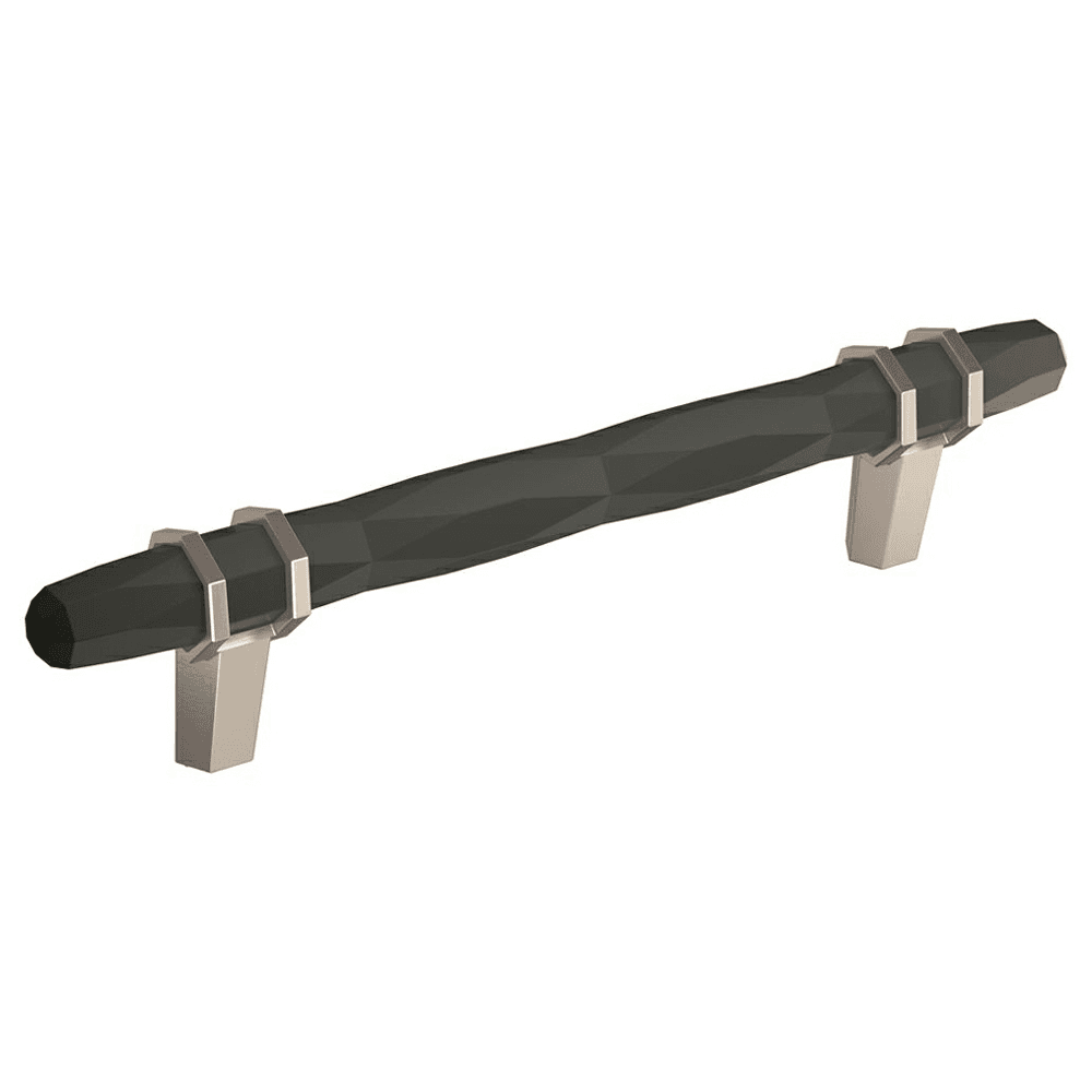 5-1/16" London Cabinet Pull, Black Bronze/Satin Nickel