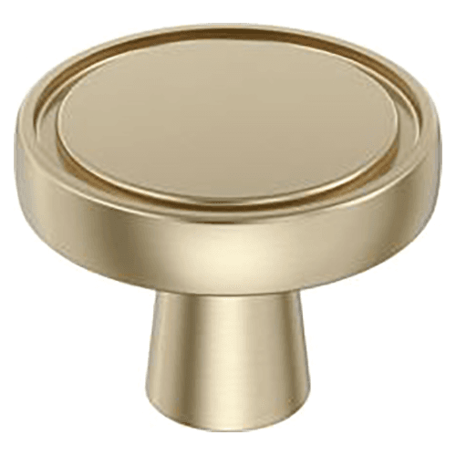 1-3/8" Destine Cabinet Knob, Golden Champagne