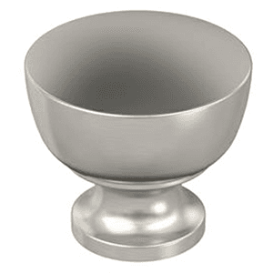 1-1/4" Chalice Cabinet Knob, Satin Nickel