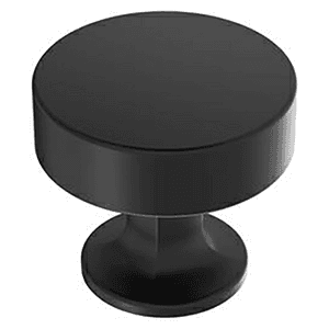 1-5/16" Everett Round Cabinet Knob, Matte Black